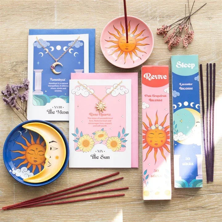 Wierook set sleep en energie - pink grapefruit en lavendel - set van 2 - The Mindfulshop
