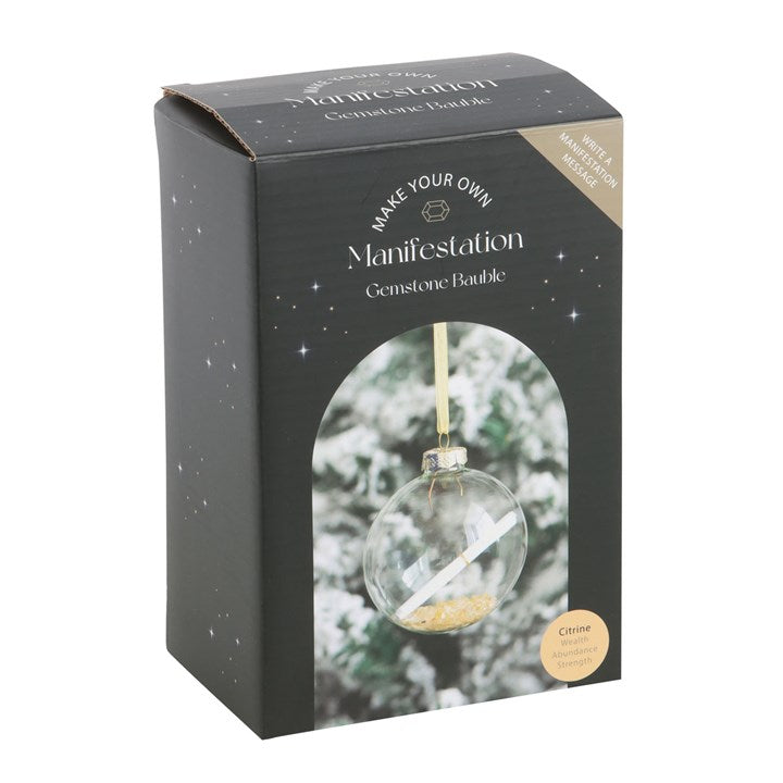 Citrien manifestatie kerstbal kit