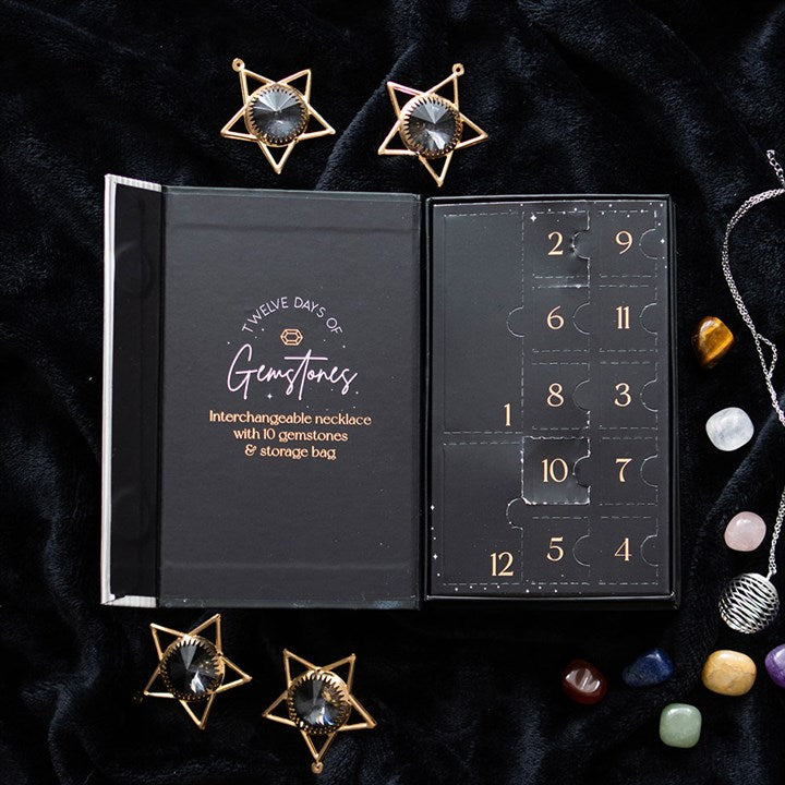 Edelstenen ketting adventskalender - 12 dagen