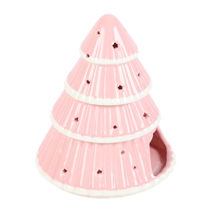 Kerstboom oliebrander - roze