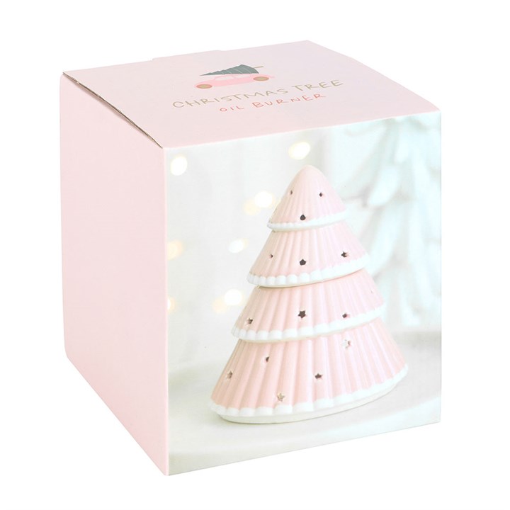 Kerstboom oliebrander - roze