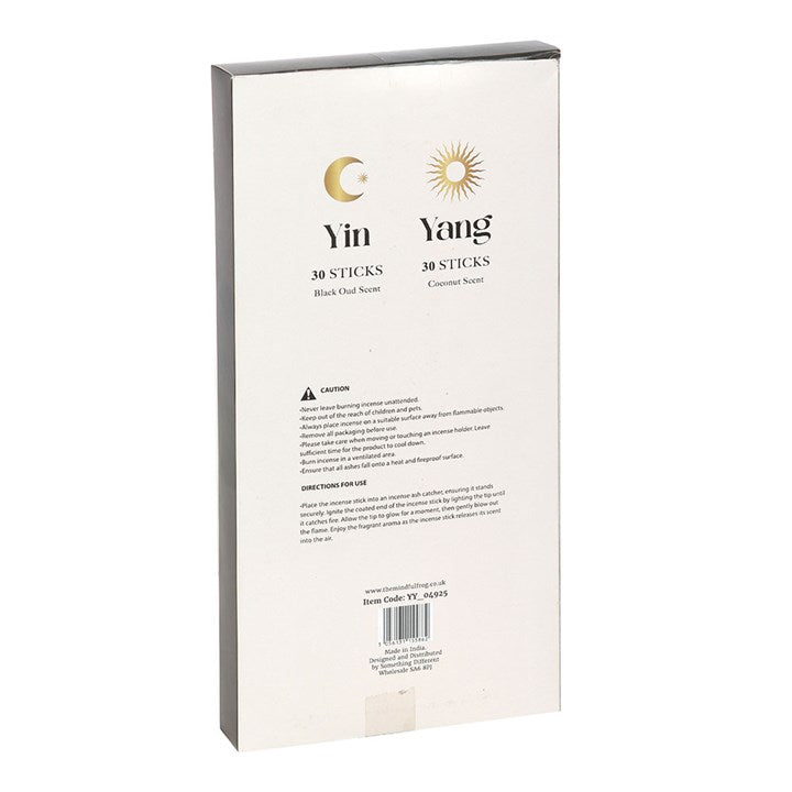 Wierook set yin gang - black oud en kokos - set van 2