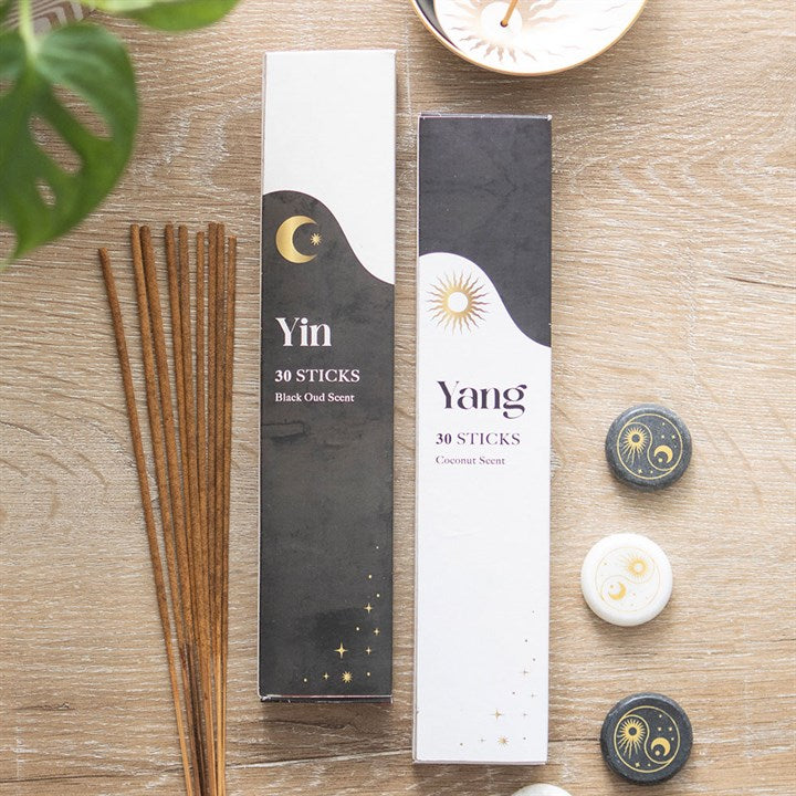 Wierook set yin gang - black oud en kokos - set van 2