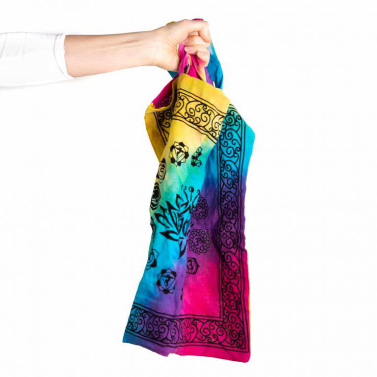 Tote bag katoen – 7 Chakra Lotus