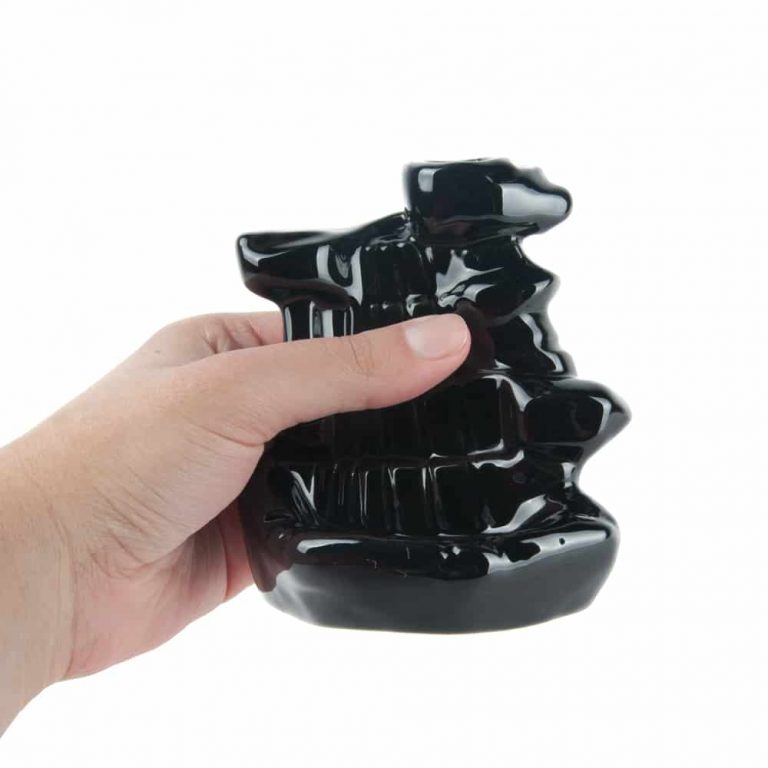 Backflow wierookhouder waterval keramiek - Mindfulshop