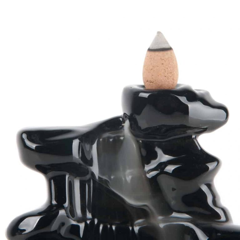 Backflow wierookhouder waterval keramiek - Mindfulshop