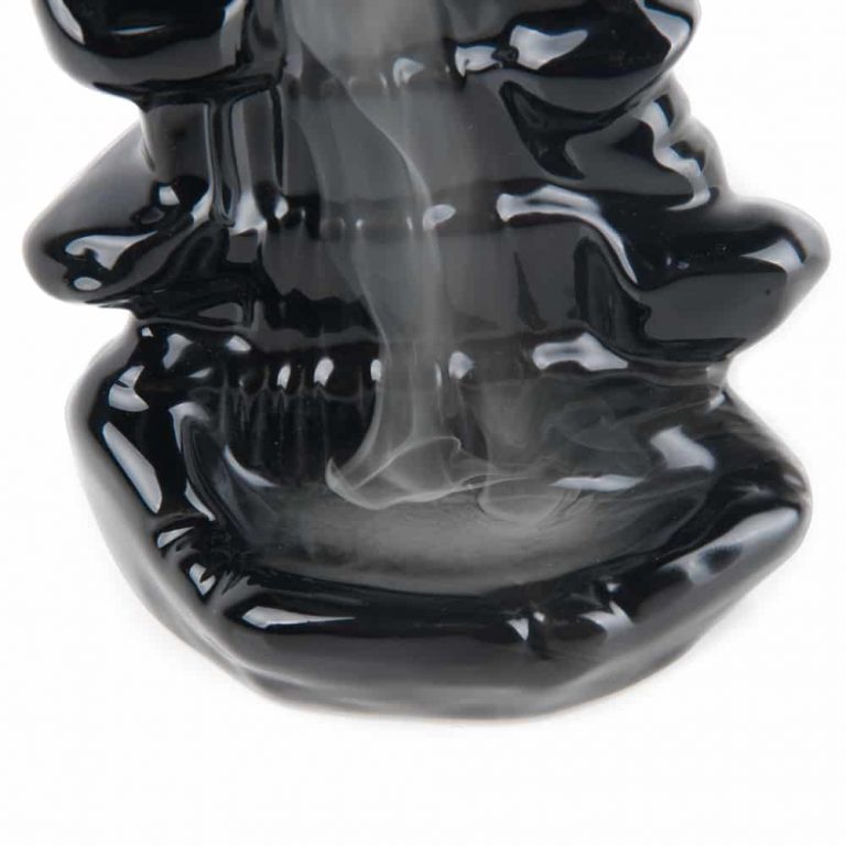 Backflow wierookhouder waterval keramiek - Mindfulshop