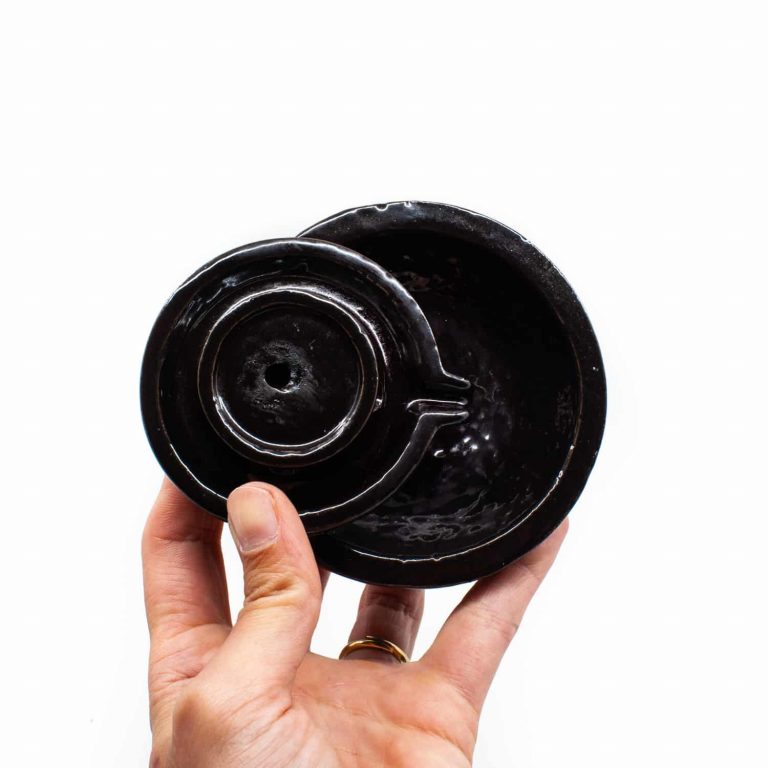 Backflow wierookhouder waterval plateau keramiek - Mindfulshop
