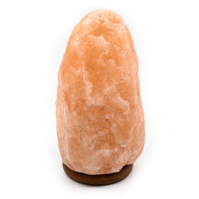 Himalaya zoutlamp L (3-4 kg) met snoer - oranje