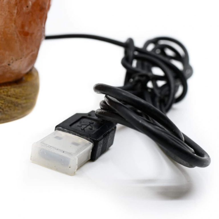 Himalaya zoutlamp mini USB (600 gram) - oranje