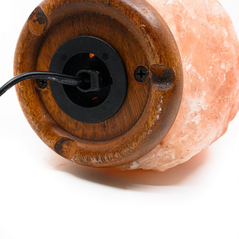 Himalaya zoutlamp S (1-2 kg) met snoer - oranje