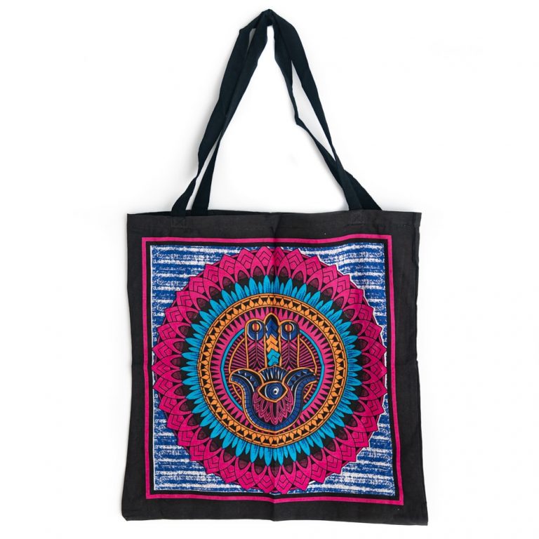 Tote bag katoen – Hamsa Hand