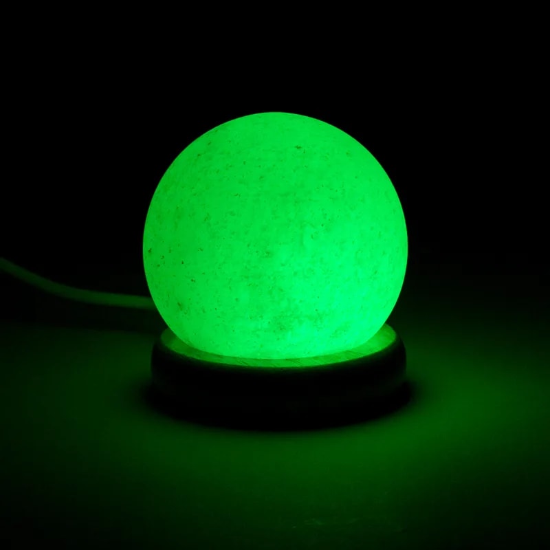 Zoutlamp bol mood mini (450 gr) usb + led - Mindfulshop - wit