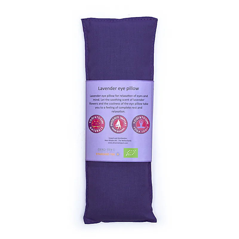 Oogkussen lavendel biologisch - Yogi & Yogini - donkerpaars