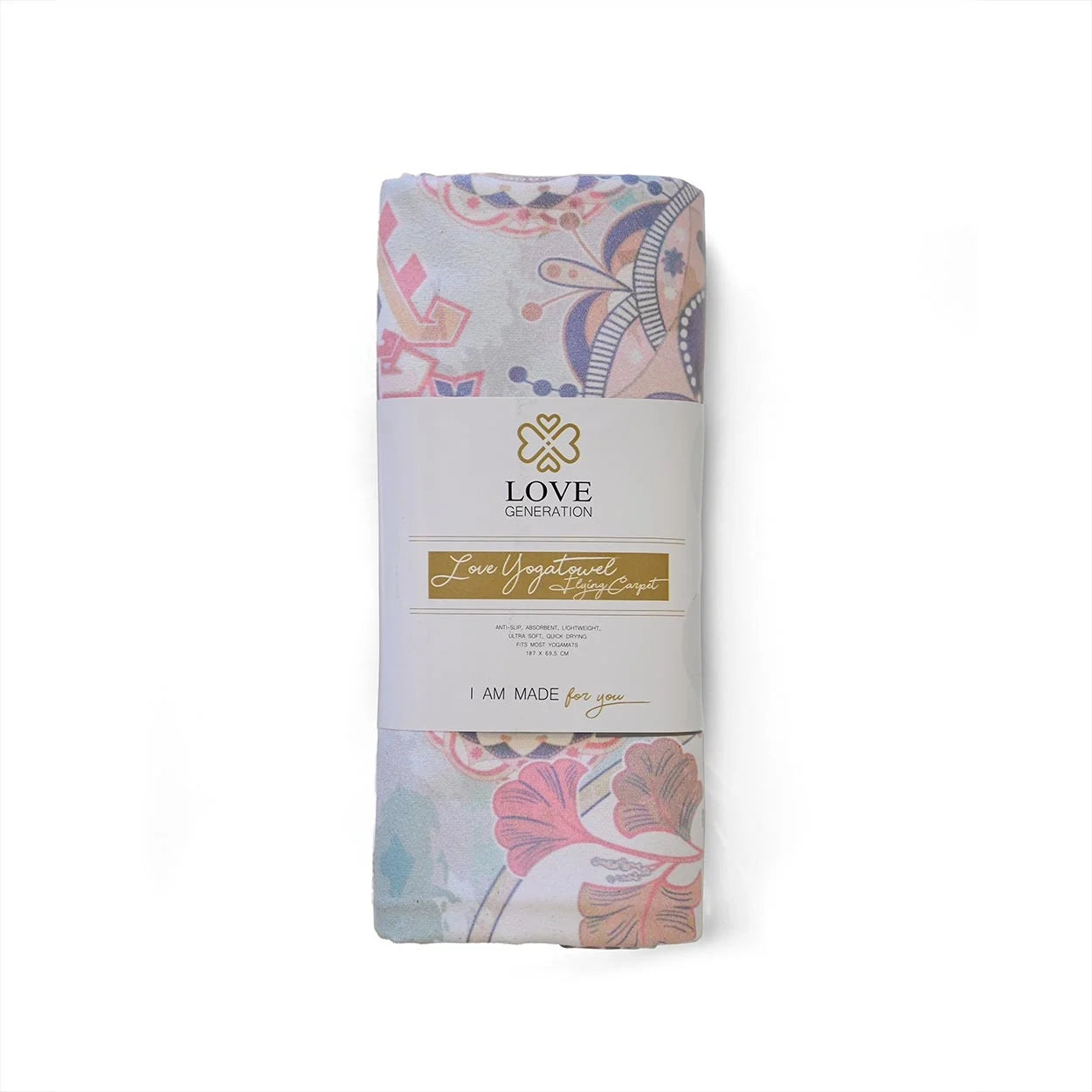 Yoga handdoek tweezijdig - Love Generation - flying carpet