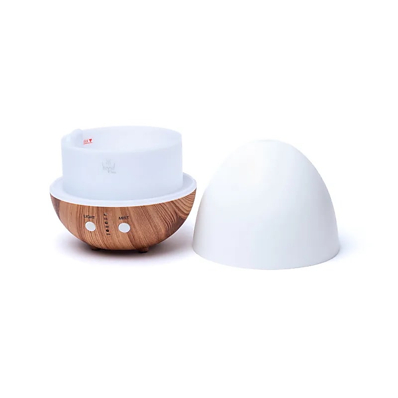Diffuser ovaal met 7 kleuren led - Ultrasonic - wit / naturel