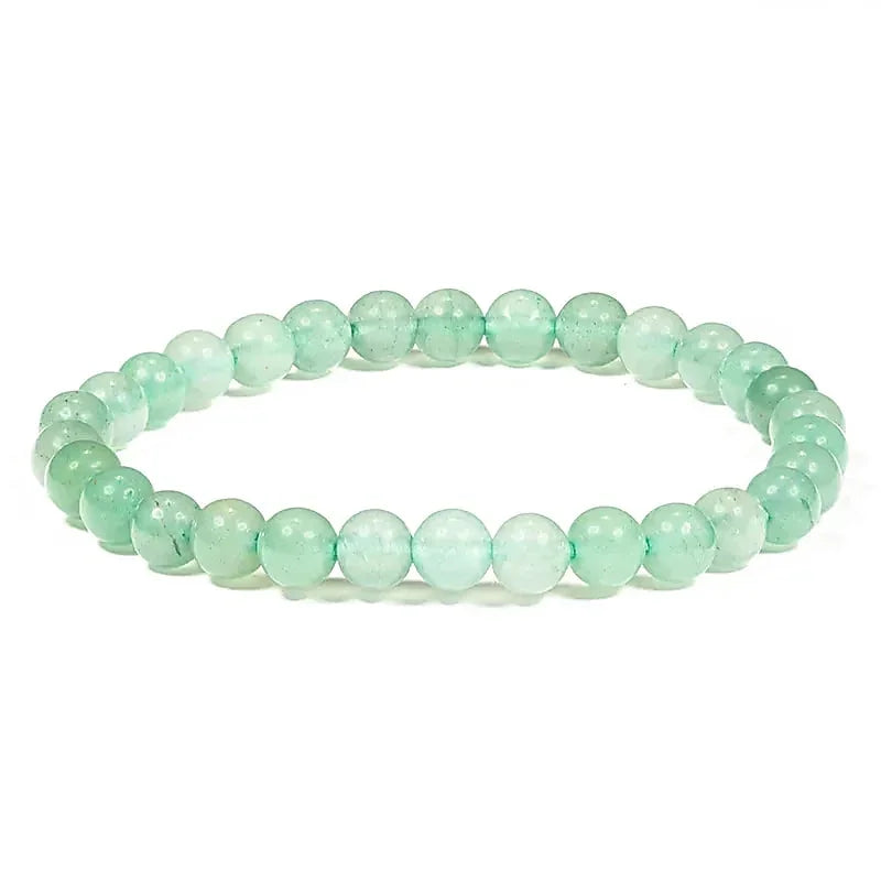 Edelsteen armband aventurijn 6mm - Mindfulshop - groen