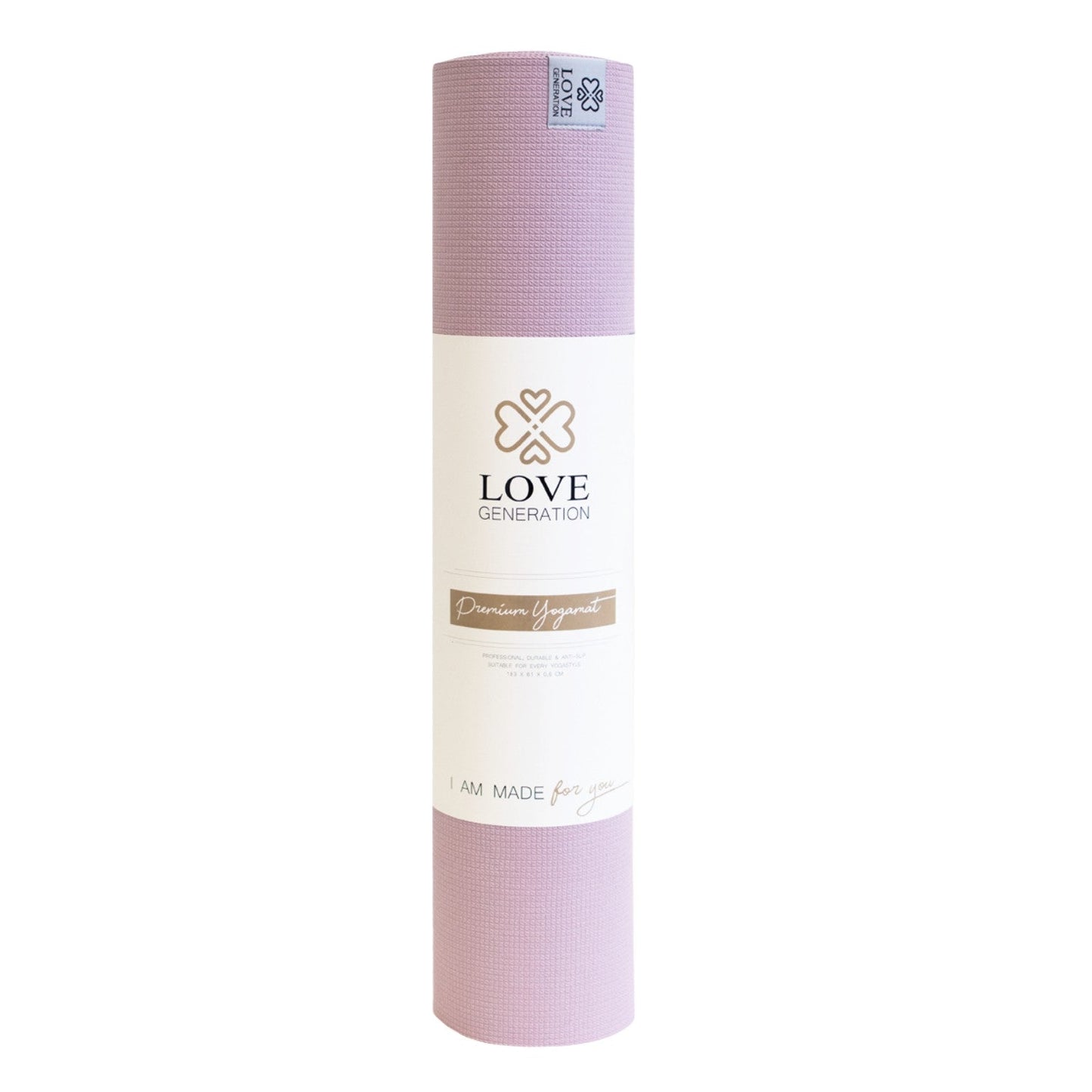 Yogamat premium 6 mm - Love Generation - enchanting pink