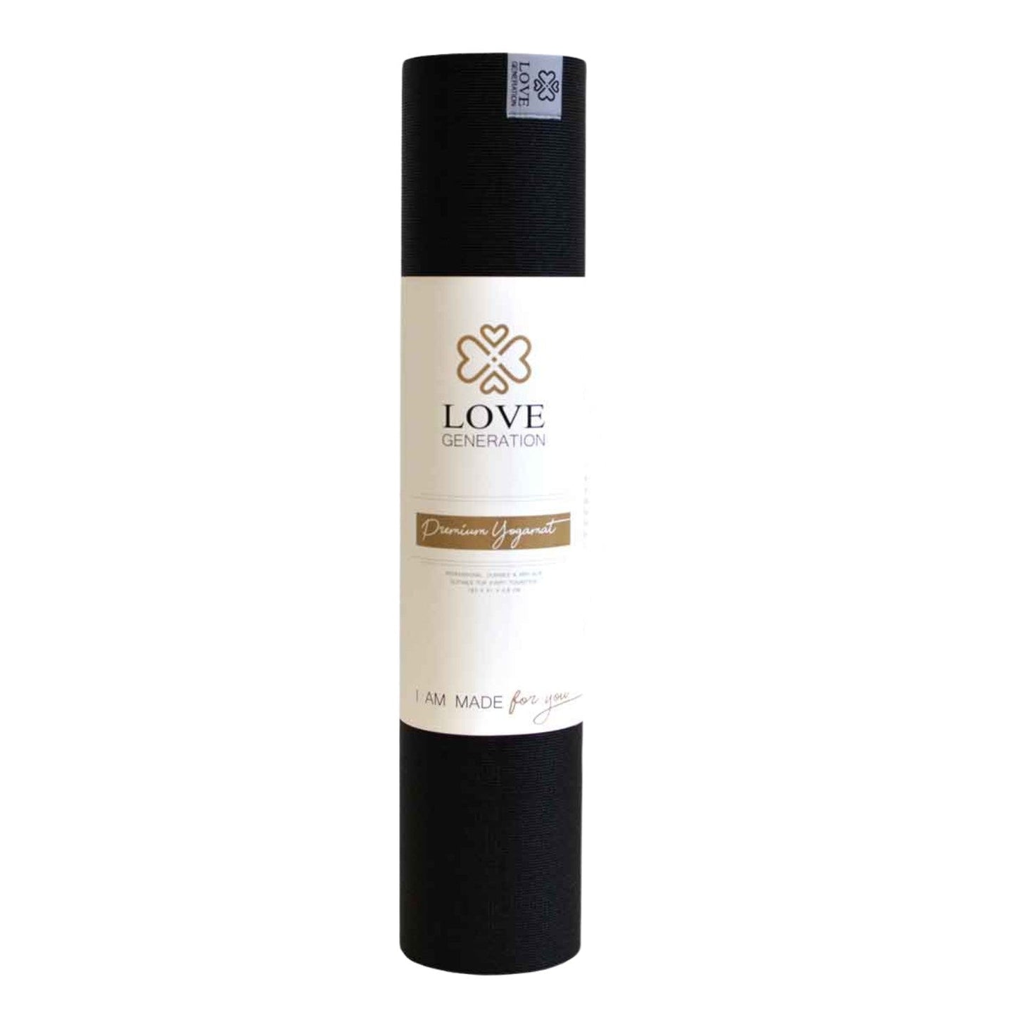 Yogamat premium 6 mm - Love Generation - diamond black