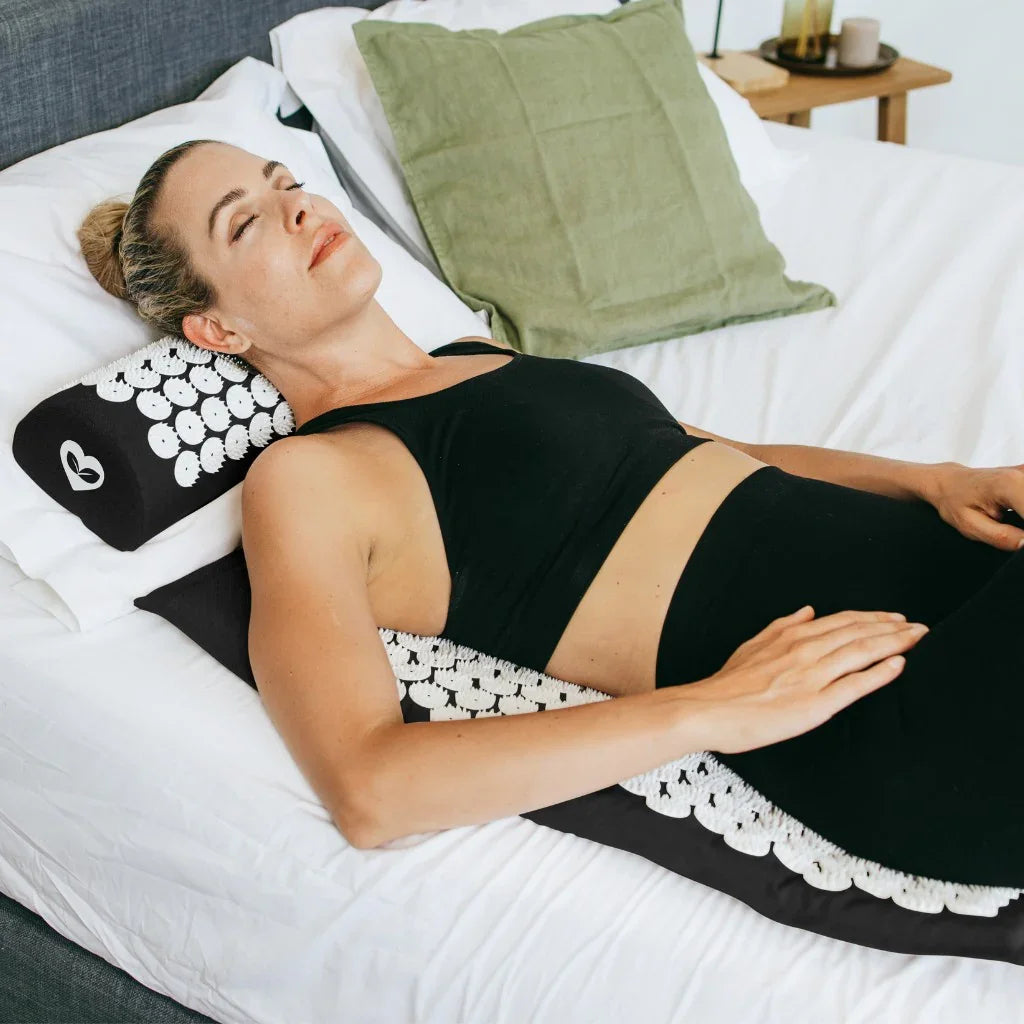 Spijkermat set met kussen - BrellaVio - grijs - The Mindfulshop