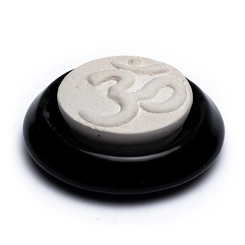 Geursteen ohm - Mindfulshop - zwart