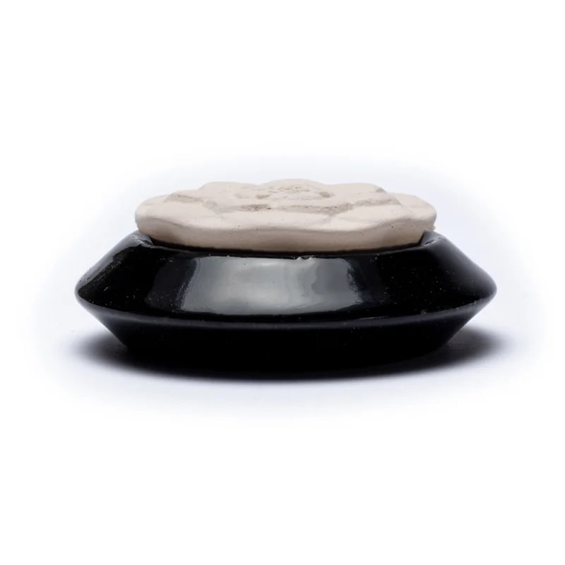 Geursteen lotus - Mindfulshop - zwart