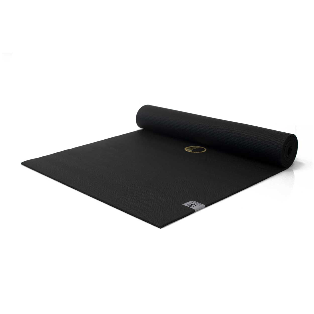 Yogamat Sacred print extra dik 6 mm - Love Generation - zwart / goud