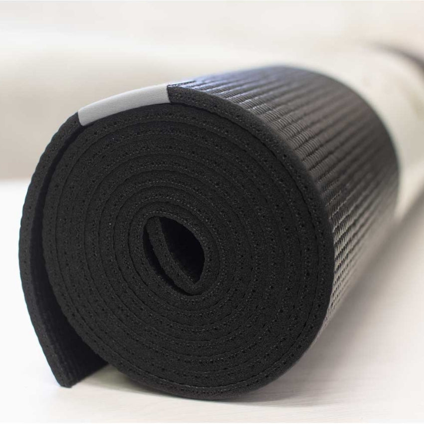 Yogamat Sacred print extra dik 6 mm - Love Generation - zwart / goud