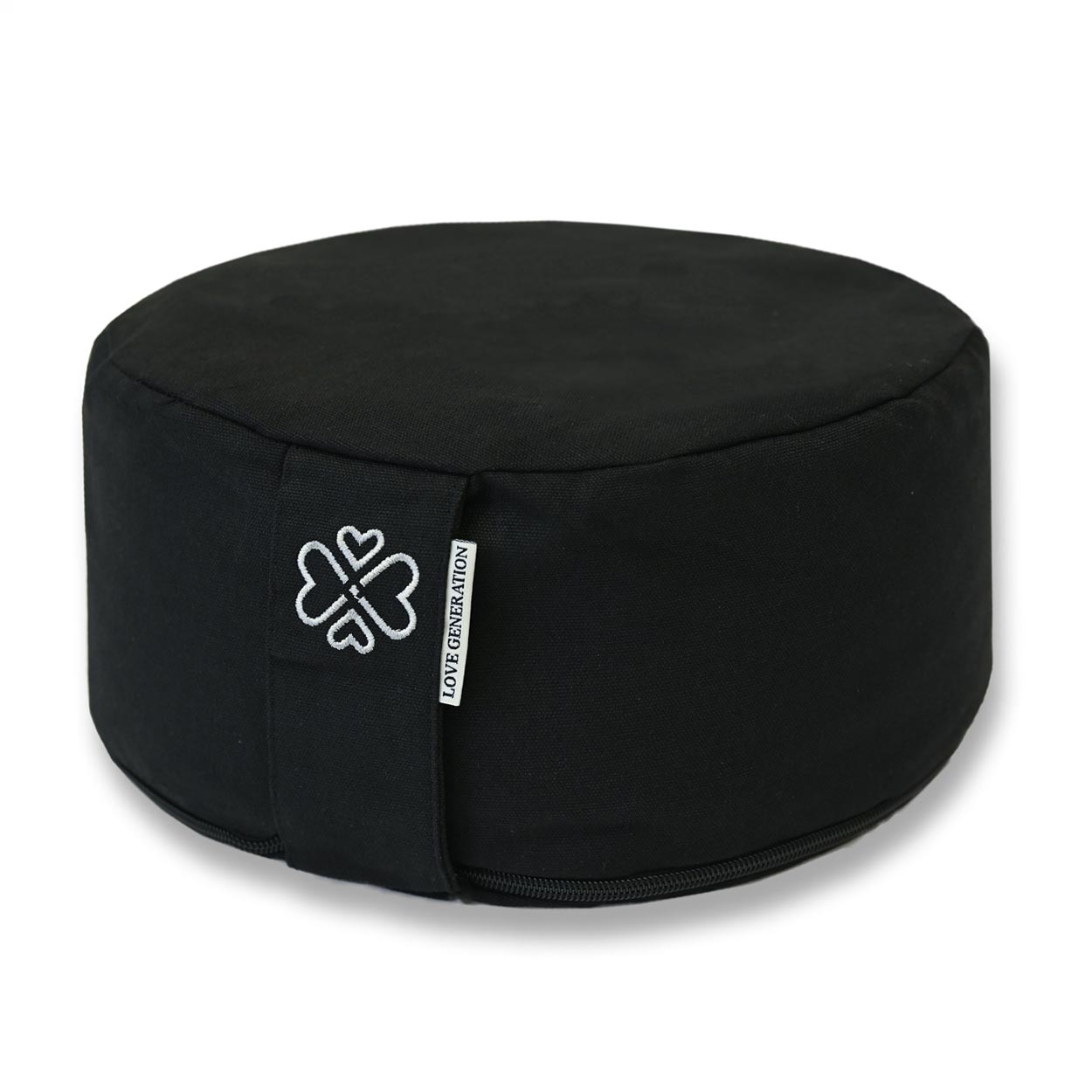 Meditatiekussen rond - Love Generation - diamond black