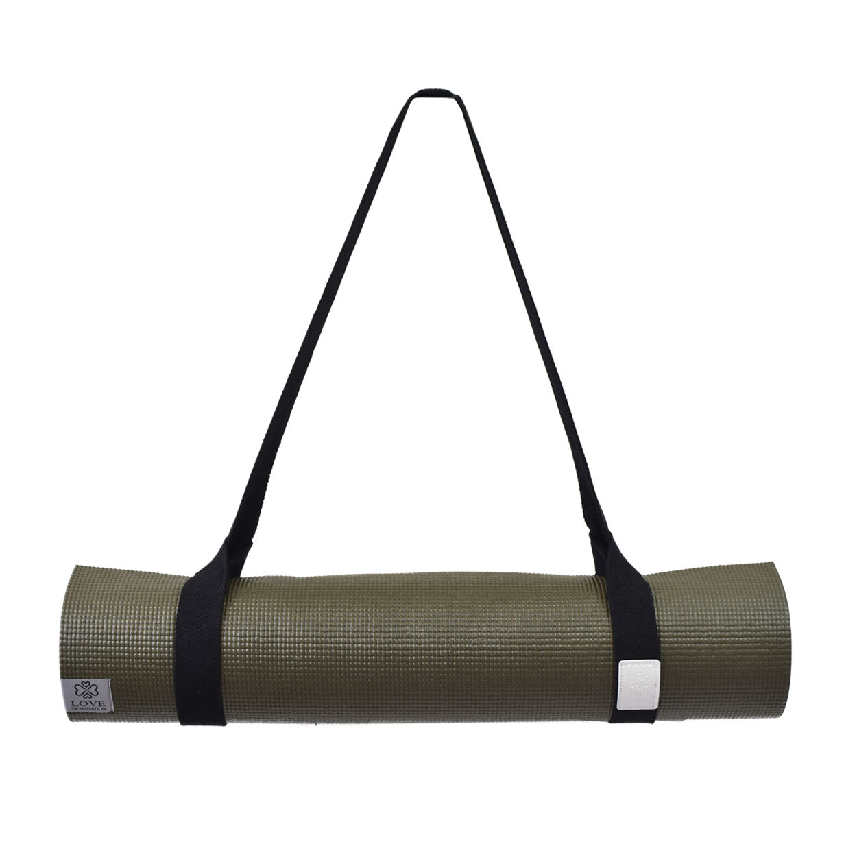 Yogamat draagriem - Love Generation - beautiful black