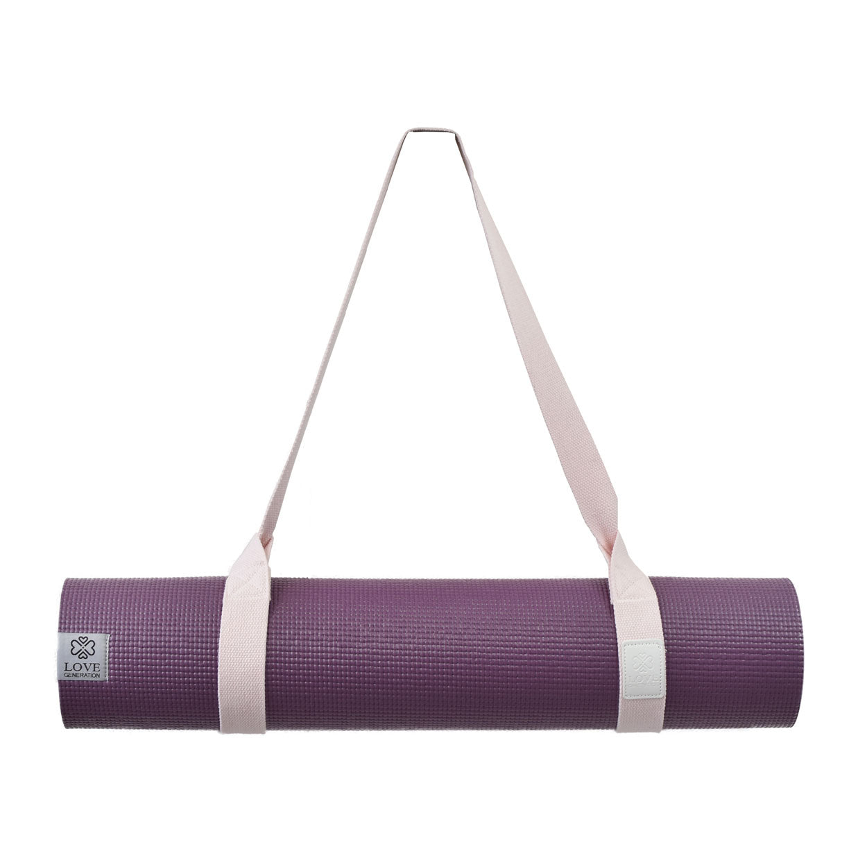 Yogamat draagriem - Love Generation - precious pink