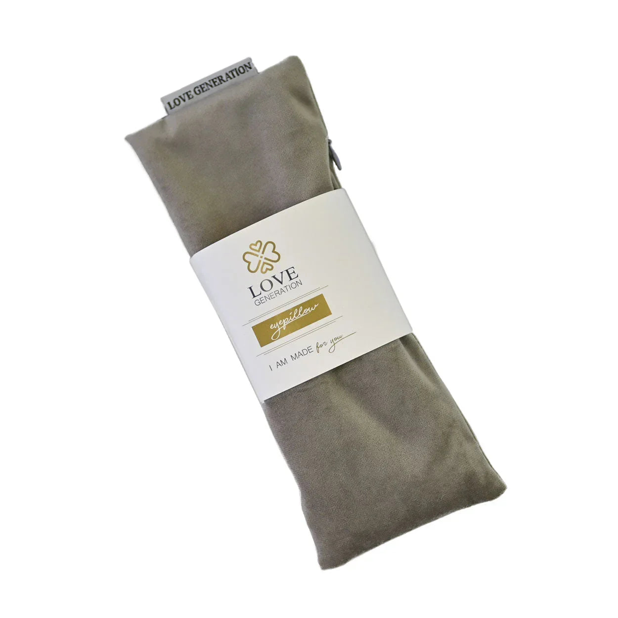 Oogkussen velvet met lavendel - Love Generation - terrific taupe