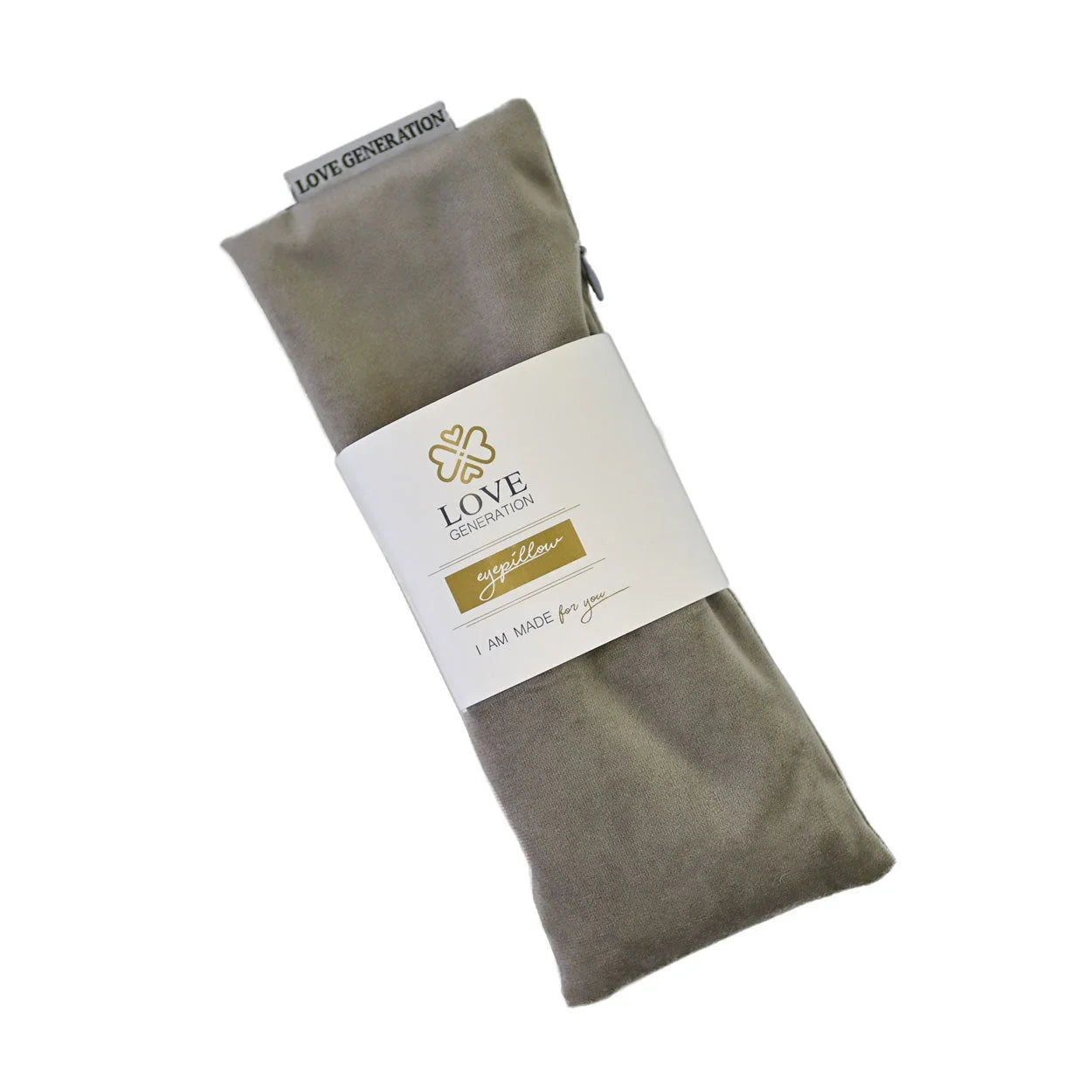 Oogkussen velvet met lavendel - Love Generation - terrific taupe