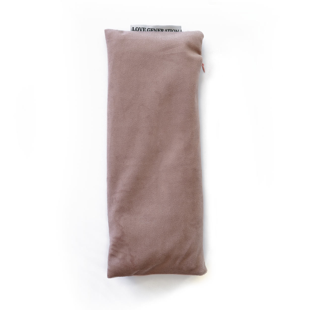 Oogkussen velvet met lavendel - Love Generation - pale pink