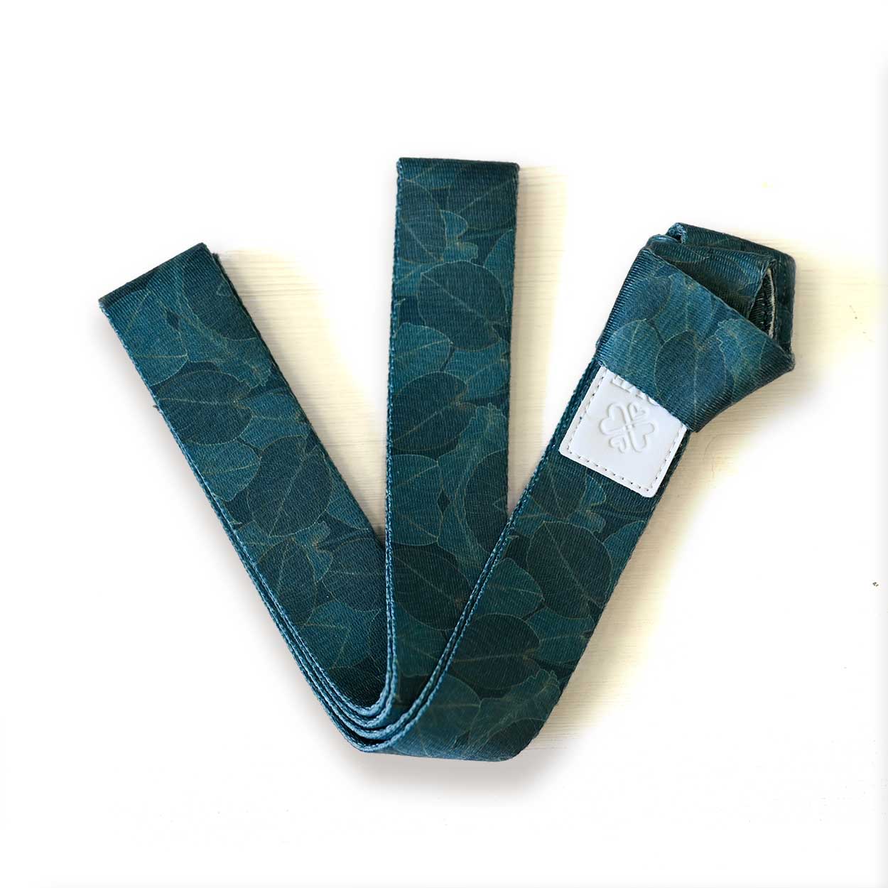Yogamat draagriem print - Love Generation - green leaves