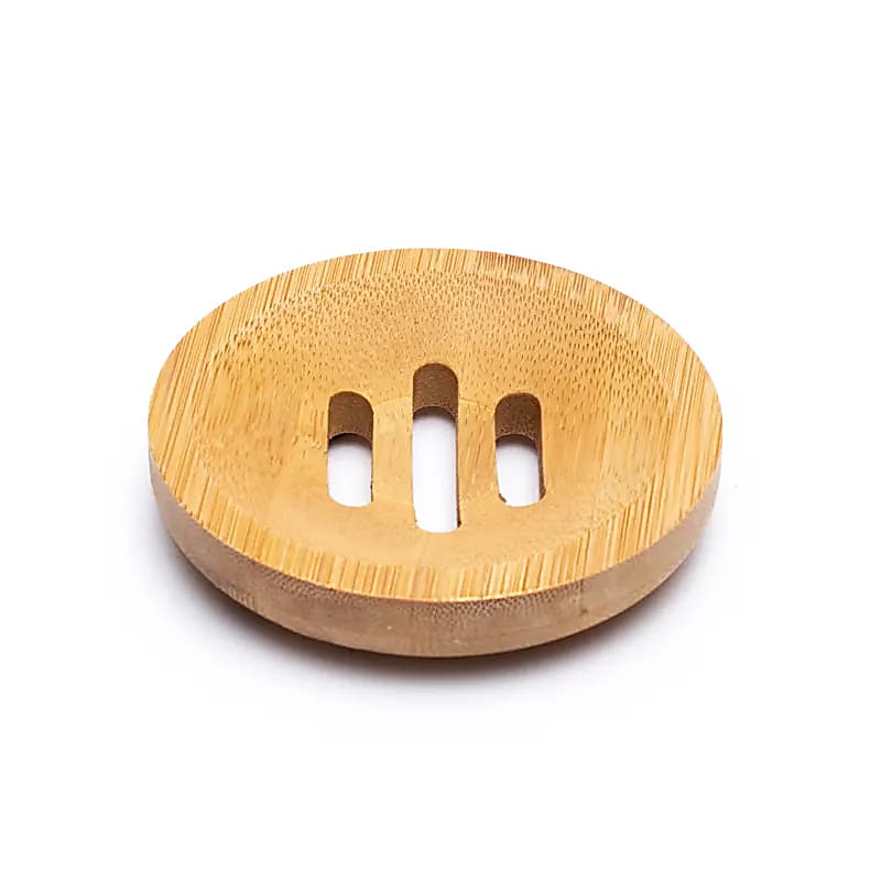 Zeephouder bamboe rond - Mindfulshop - naturel