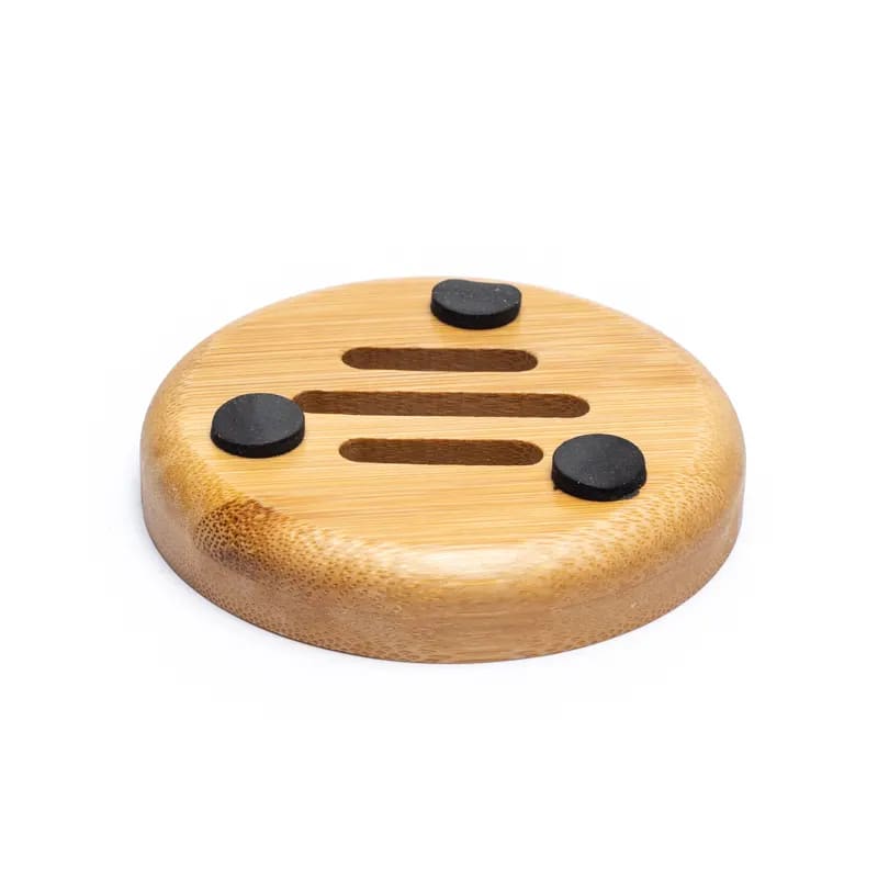 Zeephouder bamboe rond - Mindfulshop - naturel