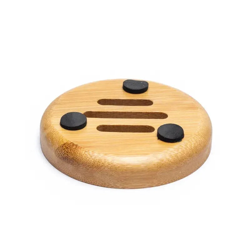 Zeephouder bamboe rond - Mindfulshop - naturel