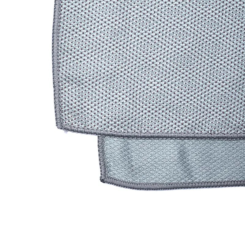 Yoga handdoek antislip - Yogi & Yogini - lichtgrijs