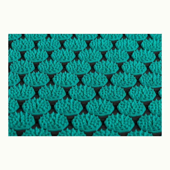 Spijkermat Eco - Flowee - grijs / zeegroen - The Mindfulshop