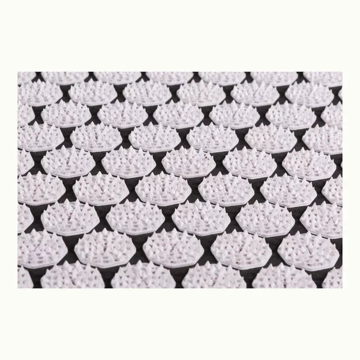 Spijkermat Eco - Flowee - grijs / wit - The Mindfulshop