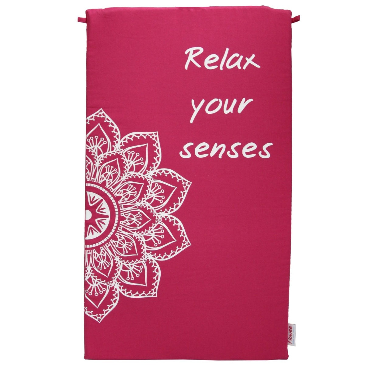 Spijkermat - Flowee - fuchsia / oranje