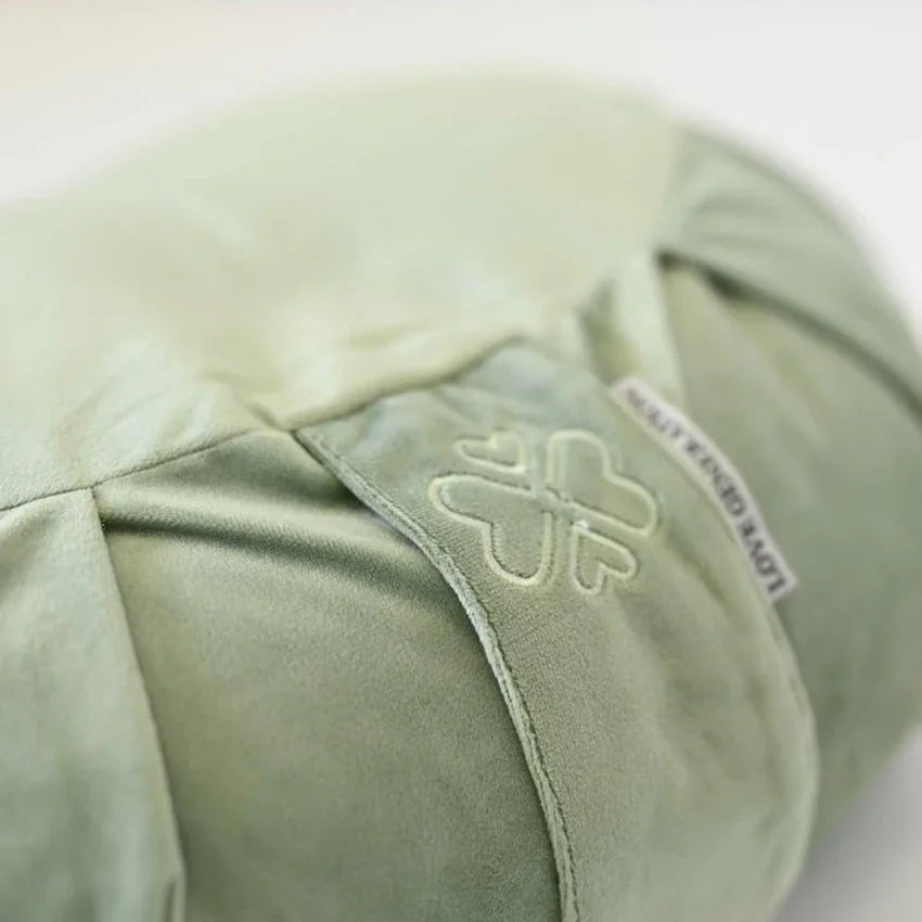 Meditatiekussen halve maan velvet - Love Generation - sage