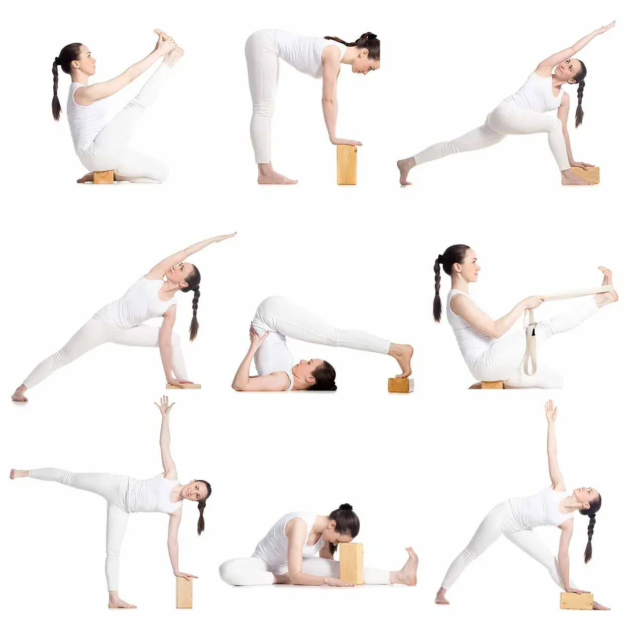 Yogablok foam - Love Generation - purple - The Mindfulshop