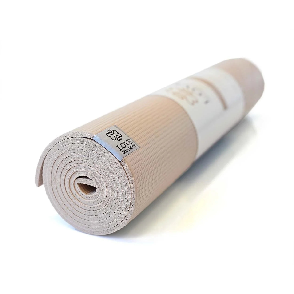 Yogamat Mystical print extra dik 6 mm - Love Generation - zand