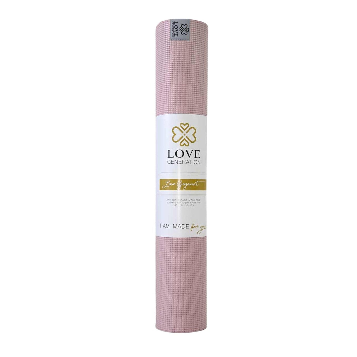 Yogamat 4 mm - Love Generation - blush pink
