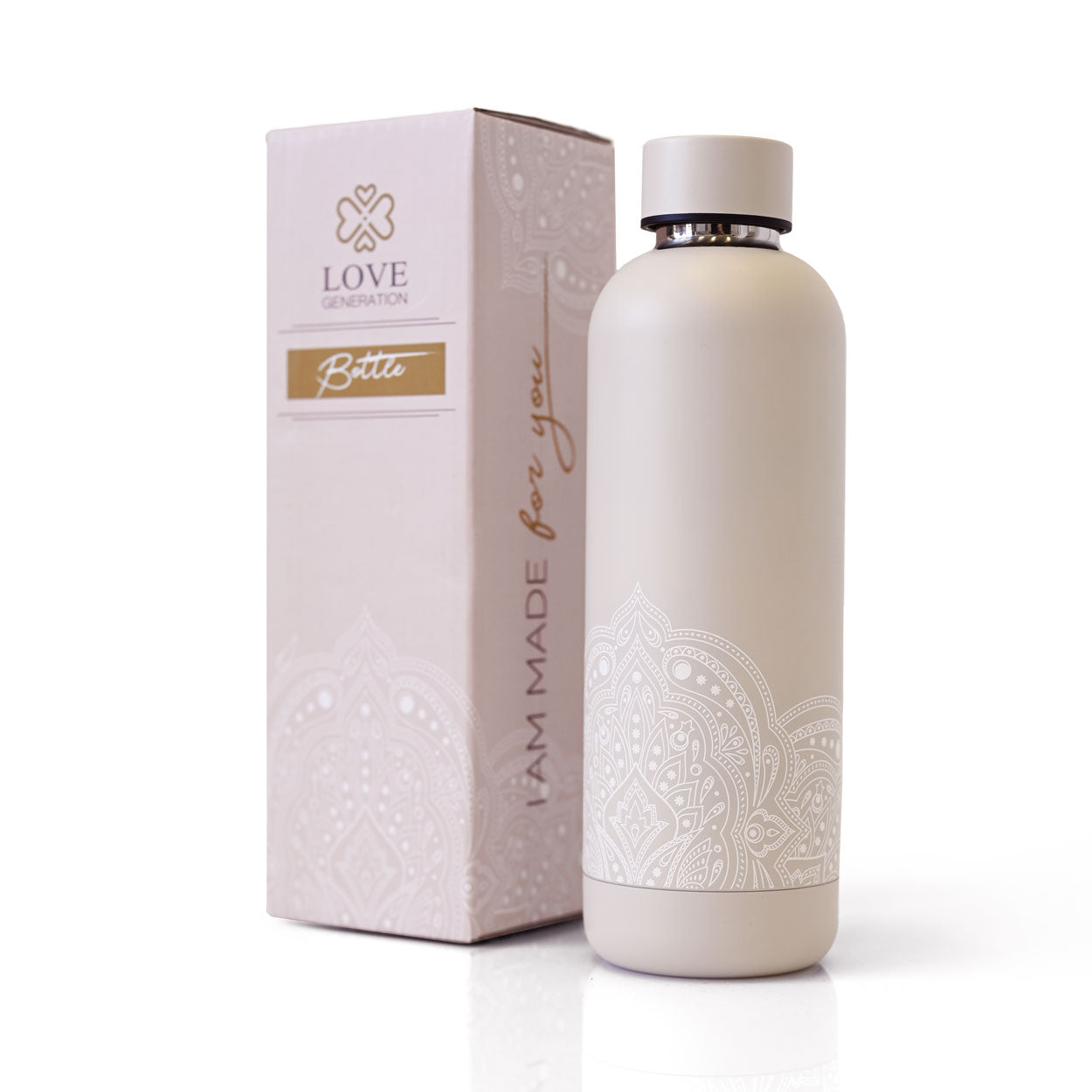Waterfles thermos 500 ml mystical - Love Generation - precious pink