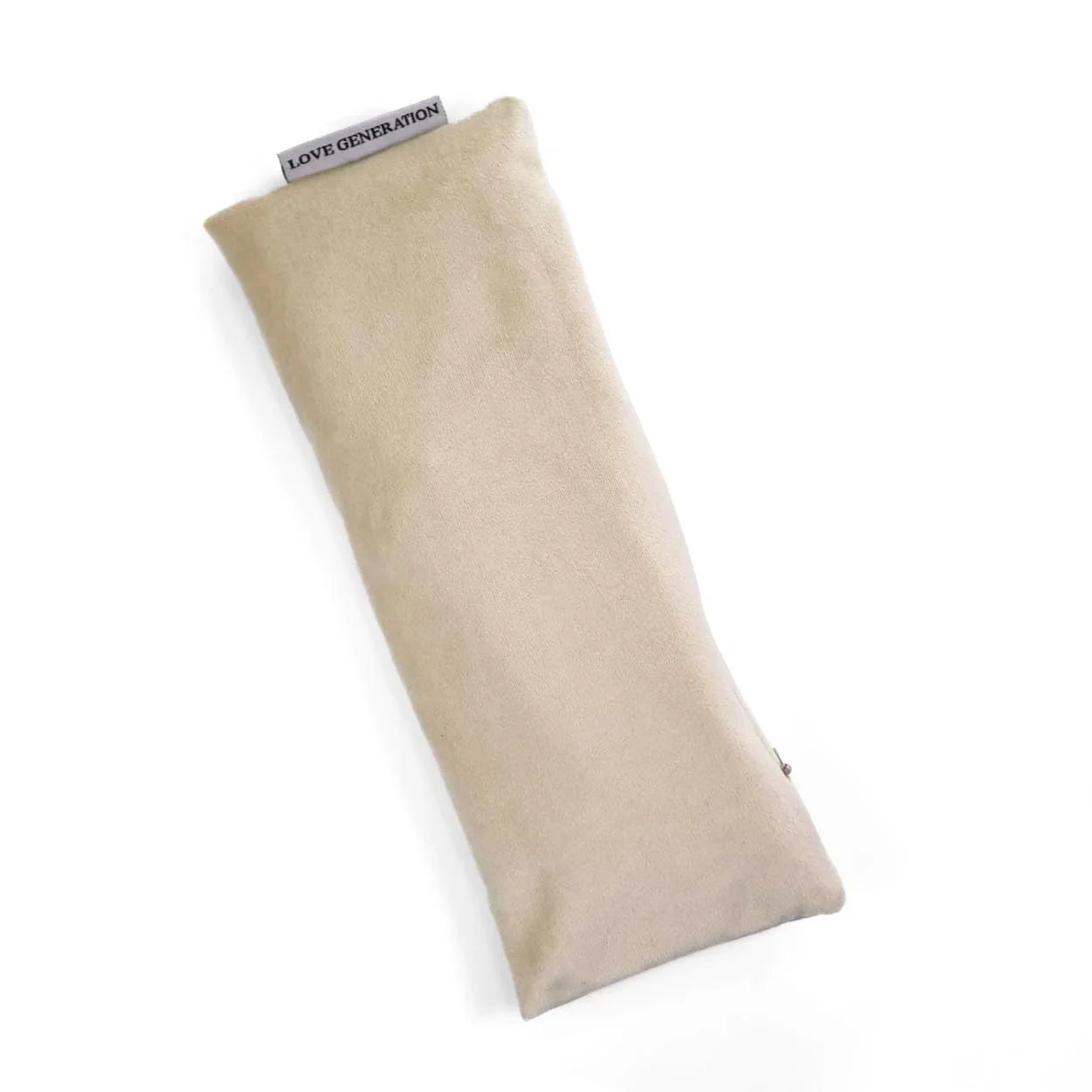 Oogkussen velvet met lavendel - Love Generation - zand