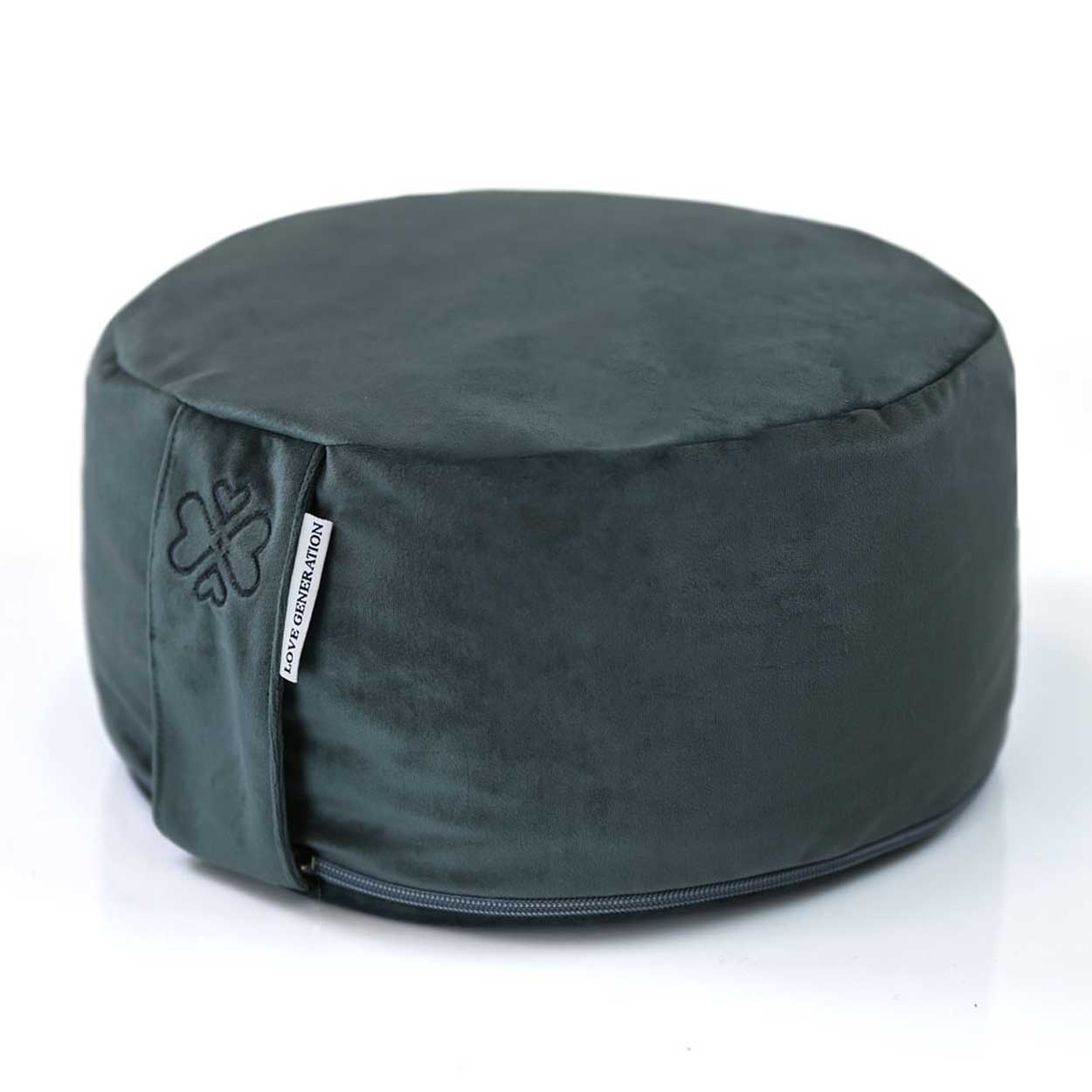 Meditatiekussen rond velvet - Love Generation - bohemian blue