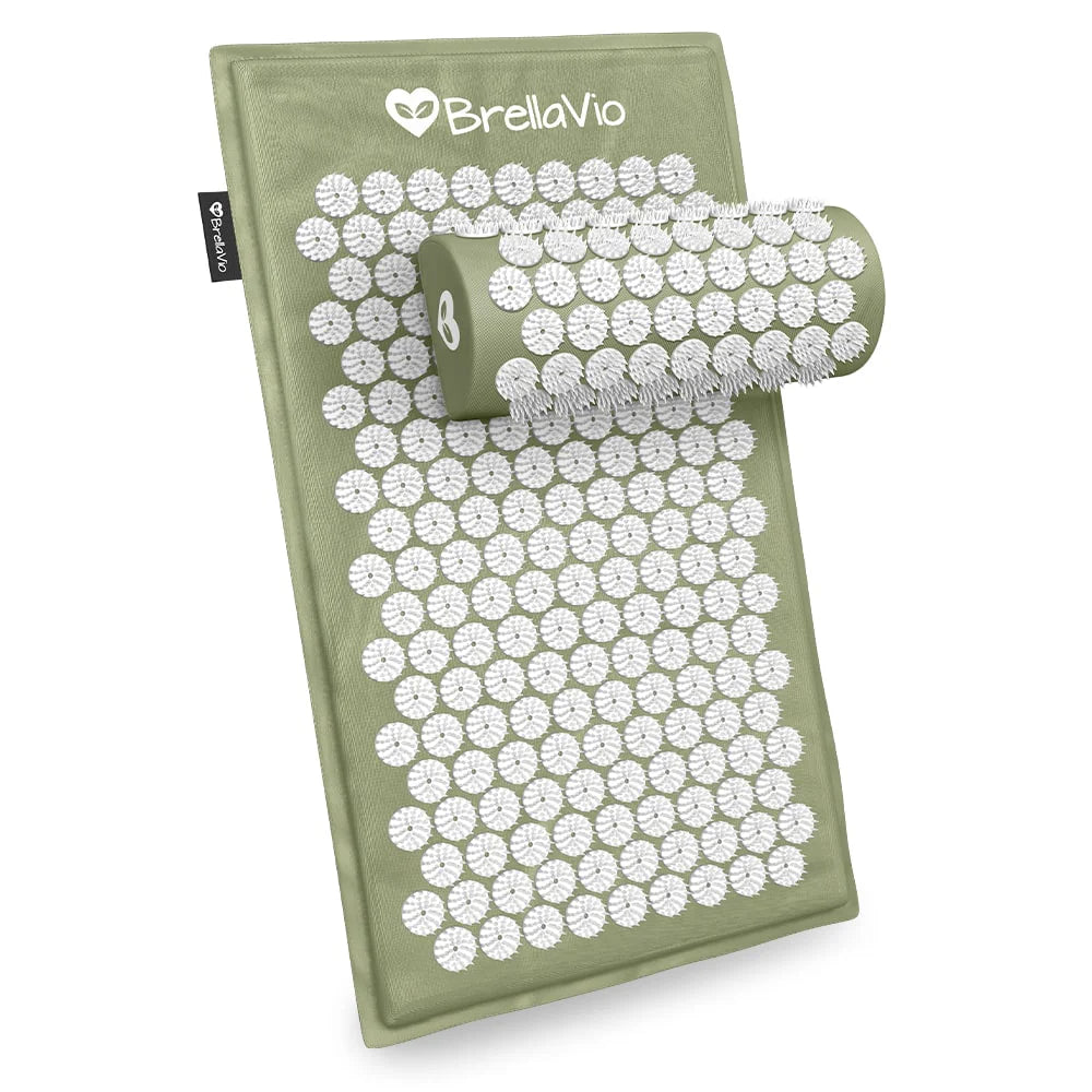 Spijkermat set met kussen - BrellaVio - groen